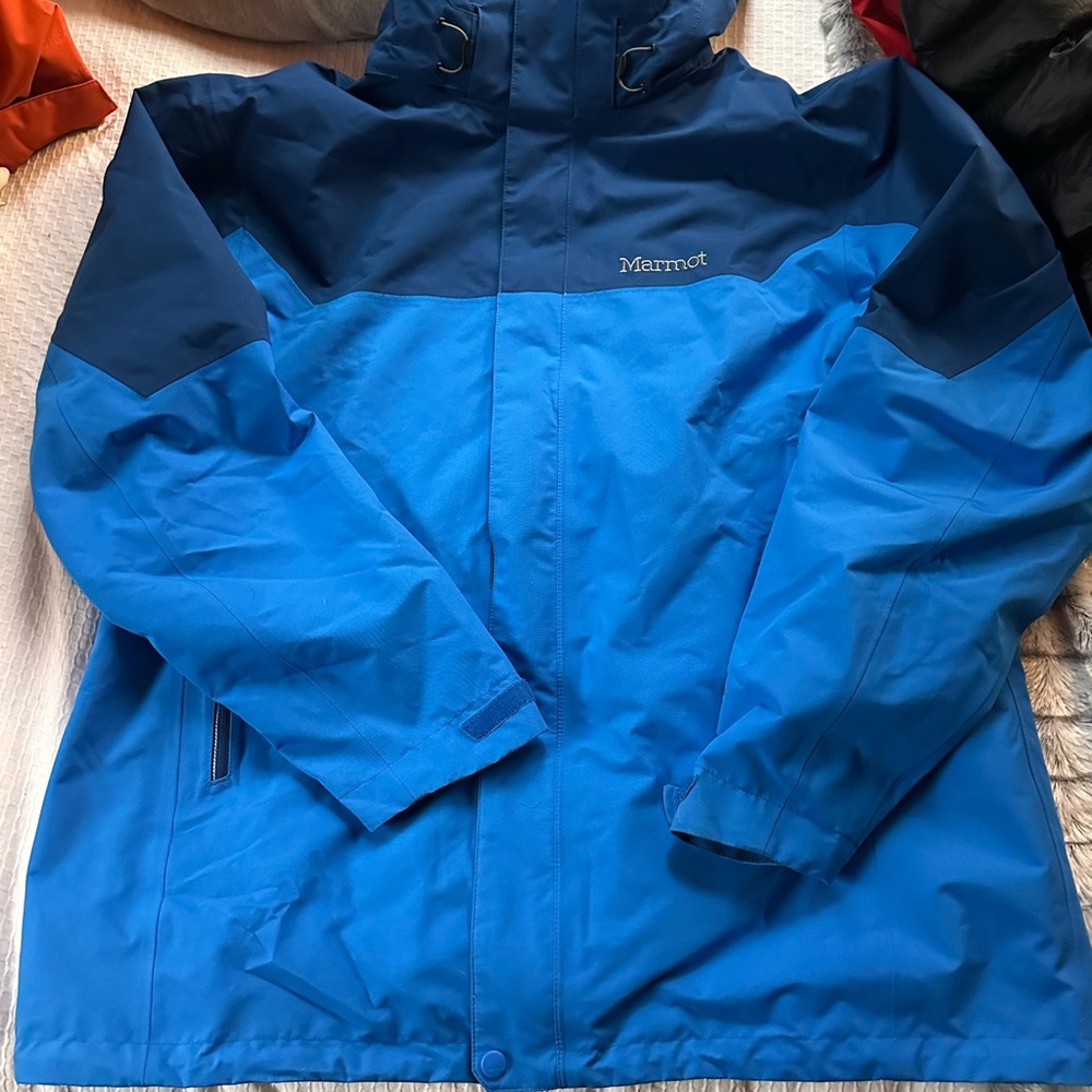 Marmot Men's Gore-Tex Two-Tone Blue Ski Jacket